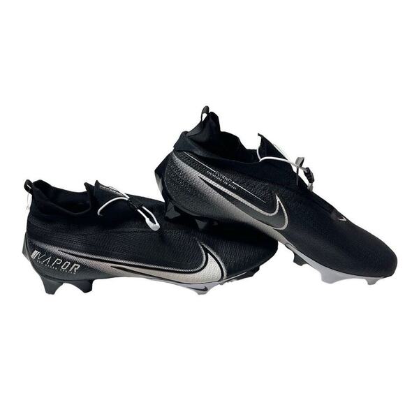 Nike‎ Vapor Edge Elite 360 Flyknit Football Cleats Black and White Size 16 Mens - Picture 1 of 12